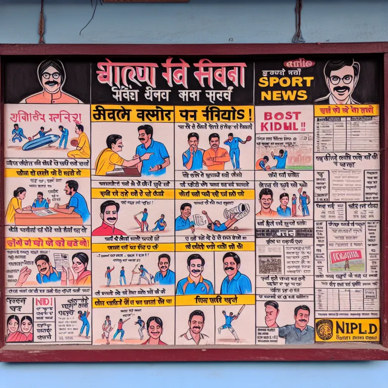 Today&#039;s latest sports news in hindi