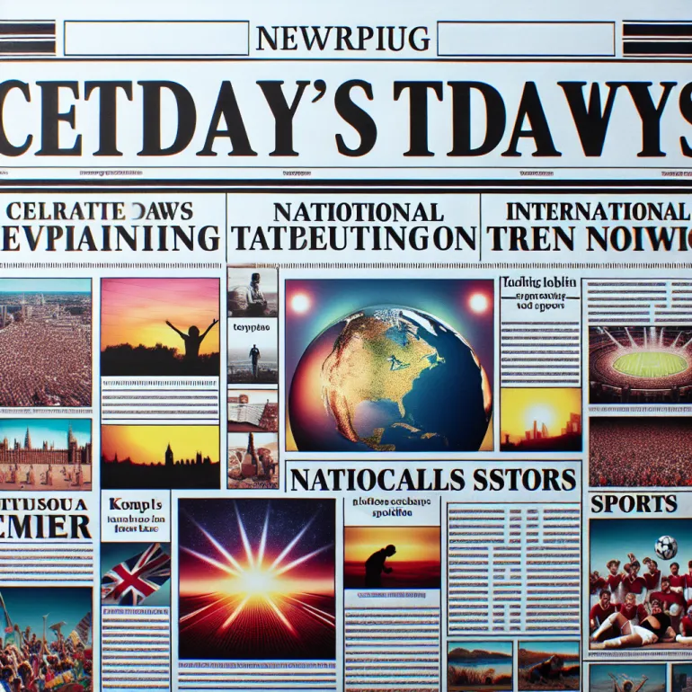 Today&#039;s news headlines national international and sports
